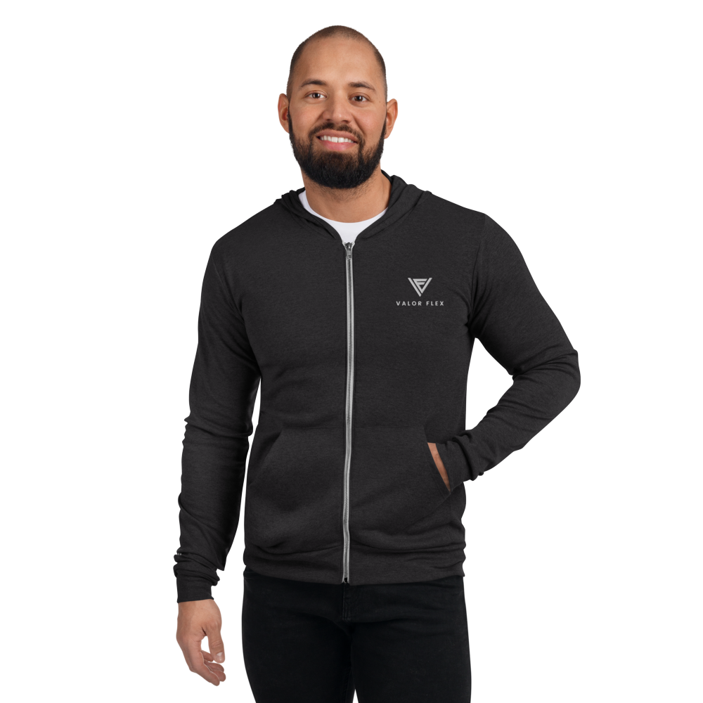 Valor Flex Unisex zip hoodie